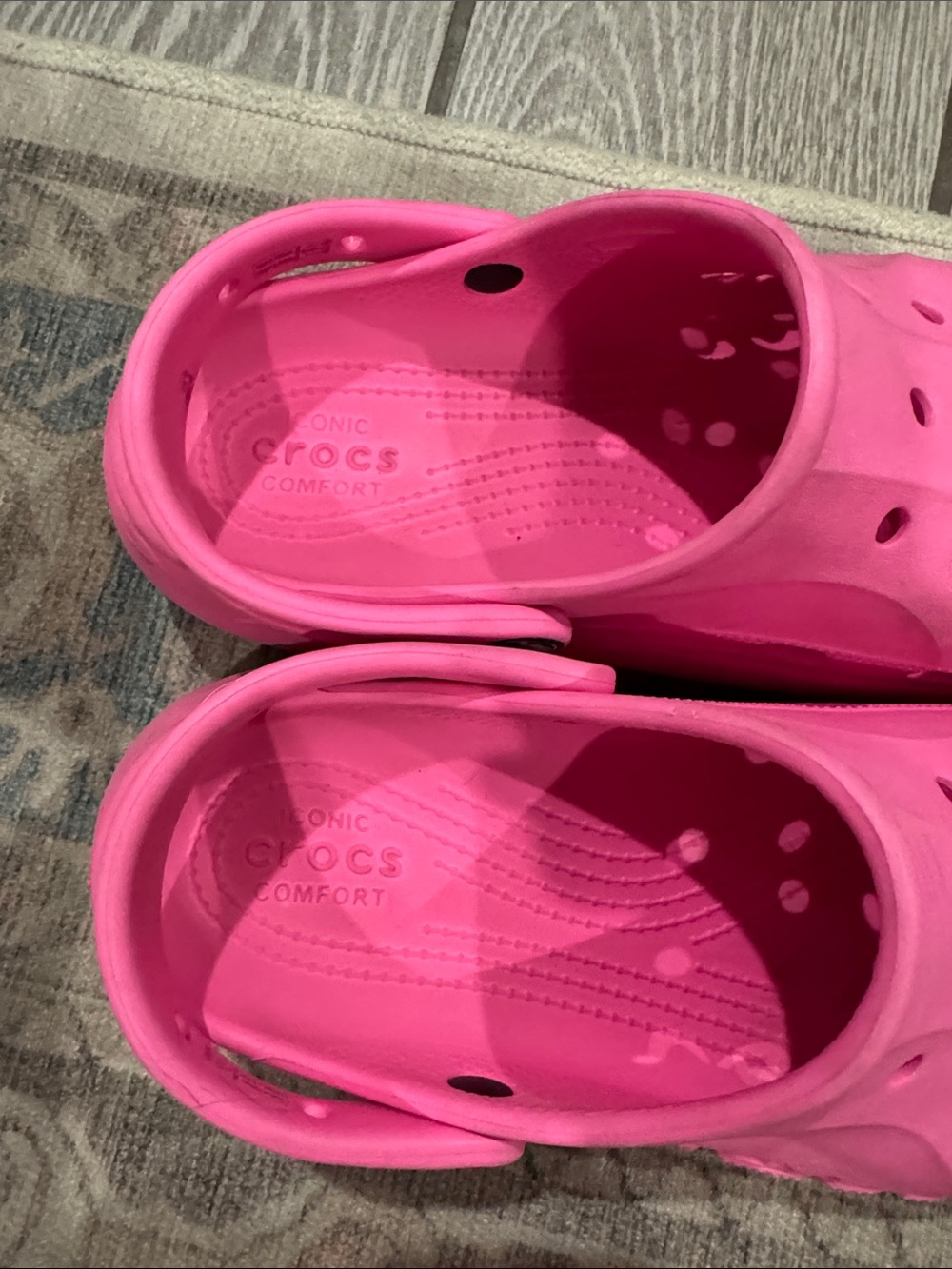 Crocs Pink Baya Platform Crocs size women’s 8 - Picture 7 of 8